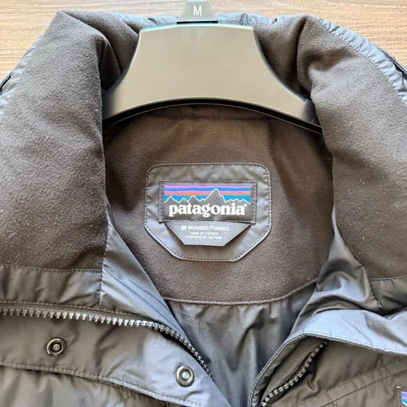 Women's Patagonia Down With It Parka (Black) - M - Picture 2 of 8